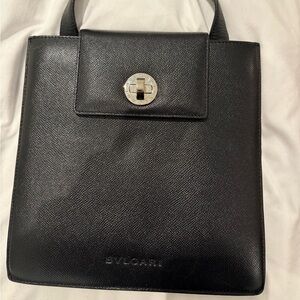 Vintage Square Turn Lock BVGLARI handbag- AUTHENTIC